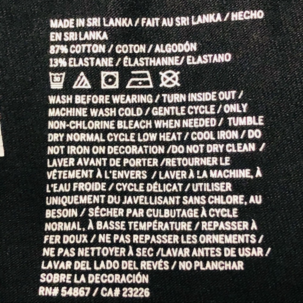 PINK “I Hate Running” Graphics Black Yoga Pants XS - Picture 12 of 12